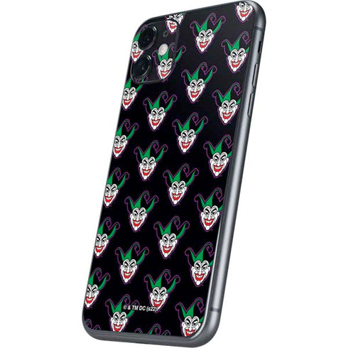 DC Comics The Joker Logo Pattern iPhone 11 Skin